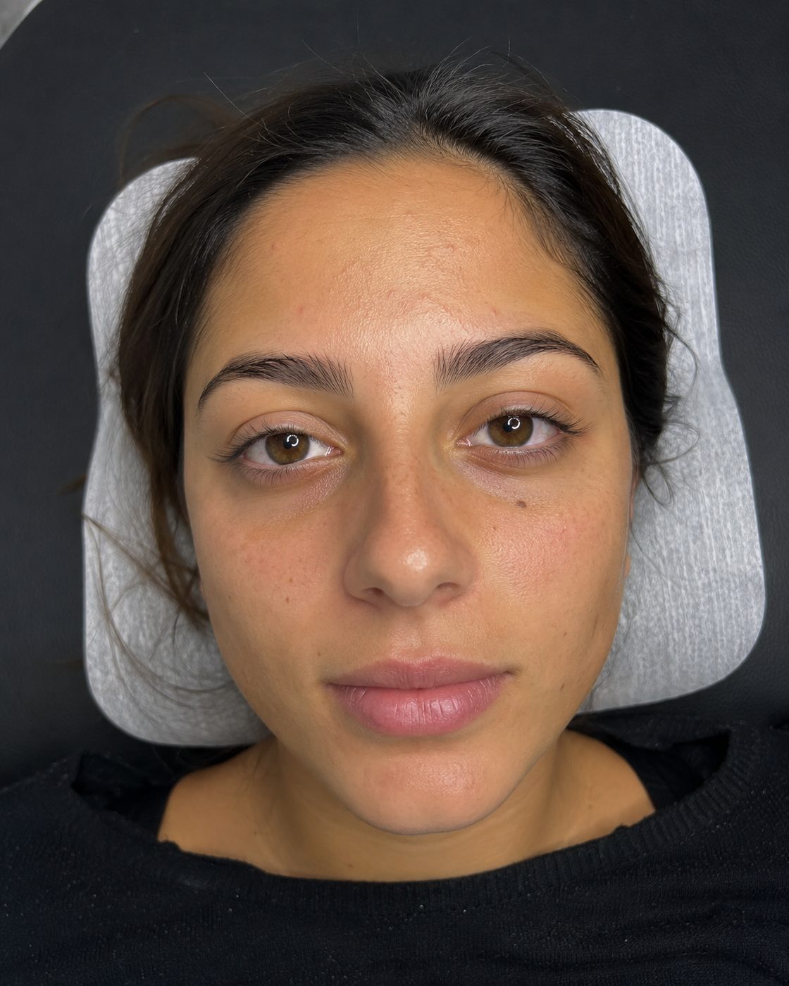 Vorher-Beispiel: Naturwimpern ohne Wimpernverlängerung