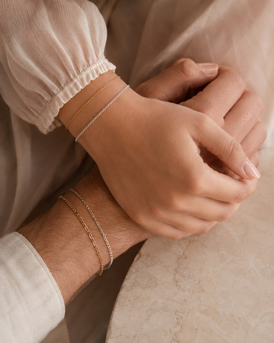 Permanentschmuck Osnabrück Beispiel 12: Armband oder Kette ohne Verschluss